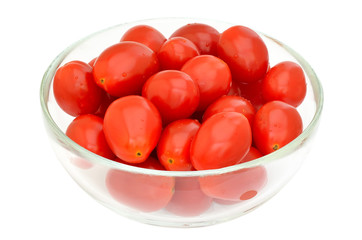 Cherry tomatoes on a plate