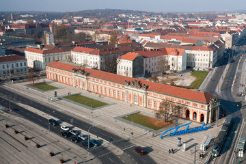 Marstall & Breite Straße aus der Luft