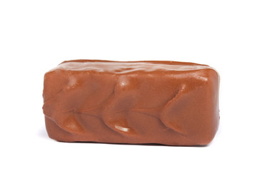 Chocolate bar isolated