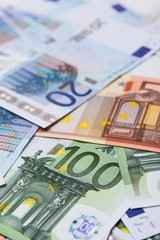Obraz na płótnie Canvas Euro bank note