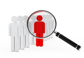 leader magnifying glass