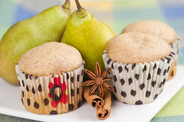 Pear muffins
