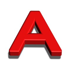 3D LETTERA A