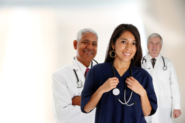 Female Nurse And Doctors