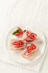 Ham sandwiches