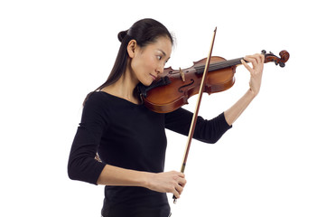 Woman Playing Violin