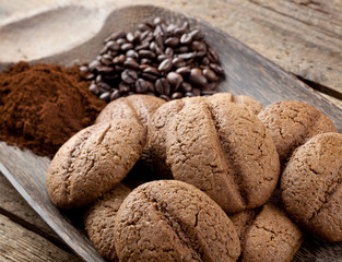 Cookies coffee flavored