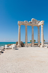 Apollon-Tempel in Side, türkische Riviera