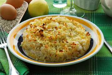 Torta di riso 	Rice cake