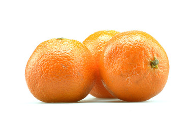 fresh oranges isolated