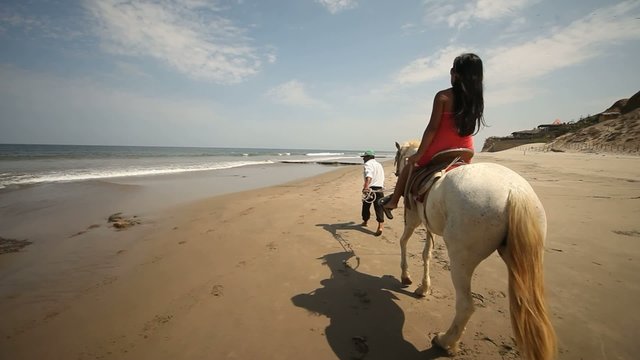 Reiten am Strand