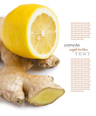 Ginger and lemon