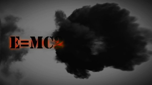 Einstein formula in explosion