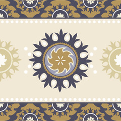 Ethnic ornamental seamless pattern