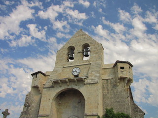 Eglise de Saint Jean-de-Blaignac ; Gironde ; Aquitaine