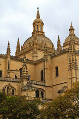 Fototapeta na wymiar Cathedral of Segovia, Spain