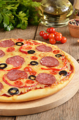 Pepperoni pizza