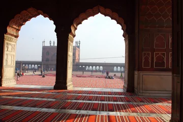 Gordijnen Jama Masjid, Delhi, India © Curioso.Photography
