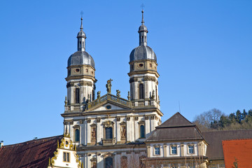 Fototapeta na wymiar Schoental klasztor w Jagsttal, Niemcy
