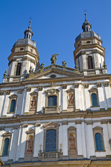Fototapeta na wymiar Barokowa katedra w Schöntal klasztoru