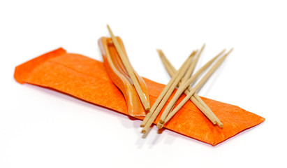 Orange aromatherapy sticks