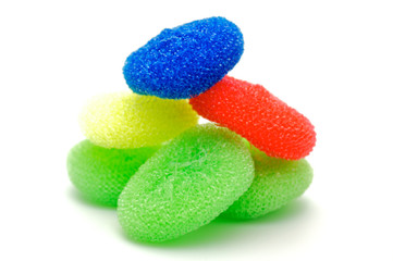 Сolor wisps for ware washing