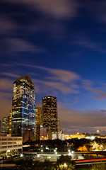 East buildings of downtown Houston