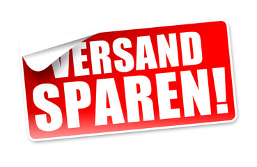 Versand sparen! Button, Icon