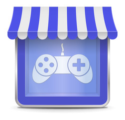 Video Games Store/ Department Button