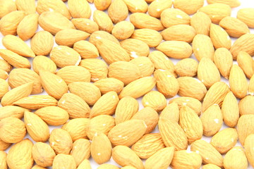 Almonds background