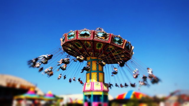 Carnival Swing Ride at Fair