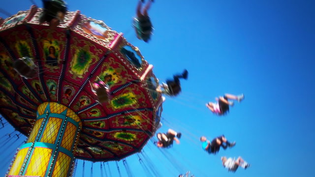 Carnival Swing Ride at Midway