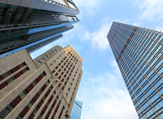 Naklejka premium office buildings