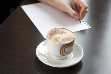 coffe on a table