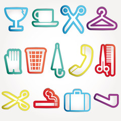 Set vector icons