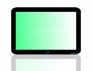screen tv lcd, plasma,  illustration isolated on white
