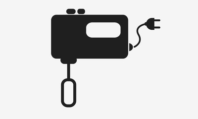 Kitchen appliance mixer icon.