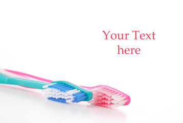 Toothbrushes with Space for Text