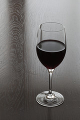 Glass of red wine
