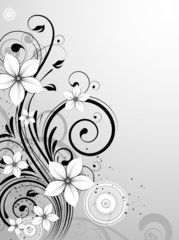 Abstract floral background