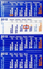 Kalender - Wandkalender - 4 Monate