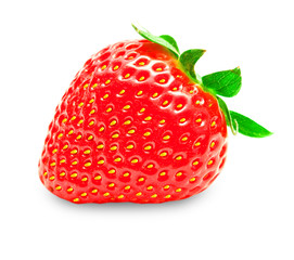 strawberry isolated on white background