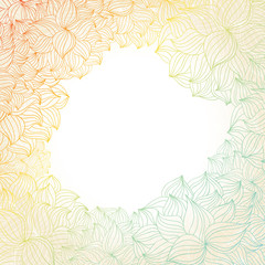 abstract flower background - vector illustration