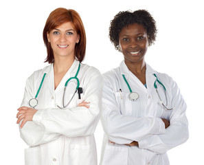 Fototapeta premium Women's team of doctors