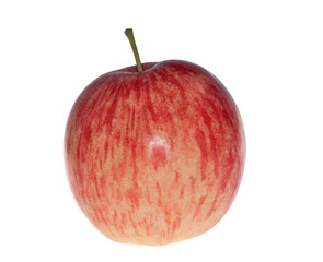 isolated striped ripe apple