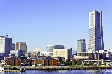 Fototapeta premium Cityscape in Yokohama, Japan