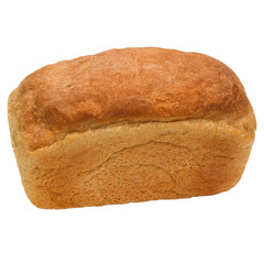 loaf of bread russian isolated on white background