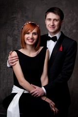 Beautiful young couple.