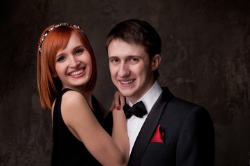 Beautiful smiling couple.