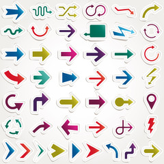 Set arrows vector